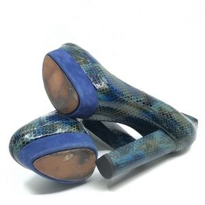 Rachel Zoe snake skin heels